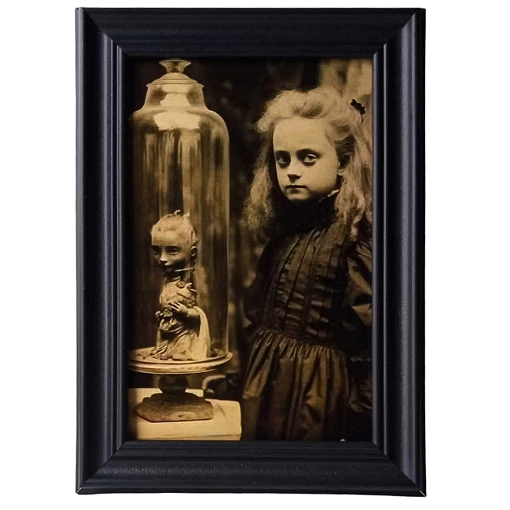 Creepy little girl oddity oddities Halloween strange punk weird unusual sideshow